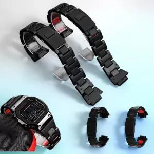 호환 카시오 스몰 블록 G-SHOCK DW-5600 GW-M5610 GA-2100 DW-6900 스포츠 방수 시계줄 액세서리용 라이트