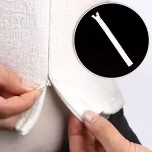 화이트 콘솔 부자재 25cm 5P 숨김 혼솔지퍼 바지지퍼 WFNV0VM