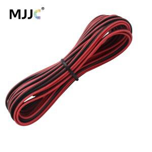 접지선 5M 10M 20M 2PIN 22AWG 연장 24V 단색 5050 블랙 스트립 레드 라이트 와이어 2835 12V 케이블 LED 라인 전기