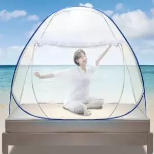 (옵션 1인용)원터치 모기장 텐트 소형모기장 휴대용텐트 아기모기장 휴대용모기장 원터치텐트 야외모기장
