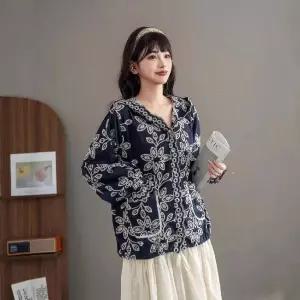 세군다 여친 셔츠 자수 티 슬림 입체 탑빈지 후드 싱글 DOS1