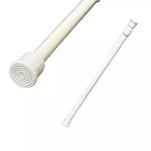압축봉 길이조절 무타공못없이 커튼봉 화이트 30-50cm A296 (WF0ACB3)