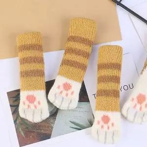 고양이발 식탁 의자 다리 발커버 소음방지 캡 의자발캡 의자발싸개 체어삭스 (WF1B501)