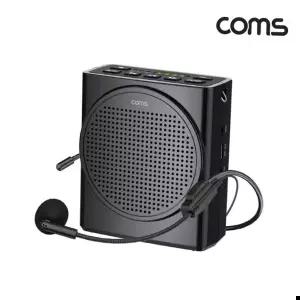 가이드앰프 (COMS) 블루투스 마이크 무선 앰프 스피커(블랙) v5.3