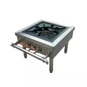 낮은 그릴러 2구 액화 렌지 화구 업소용 1구 간택기