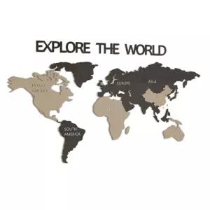 인테리어 벽장식 여행 시트지 그래픽 기록 레터링 스티커 입체 거실 벽면 추억 세계지도