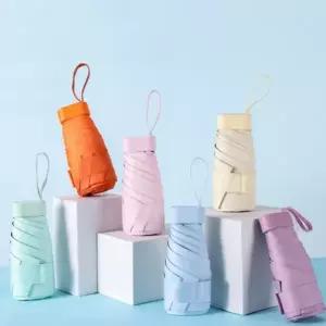 파스텔 6단 초경량 미니우산 접이식 휴대우산 6color