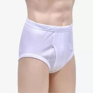 남자 기본 편한 위생 흰색면팬티 5개 남자속옷매장