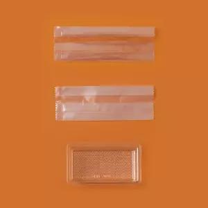 미니 4.5x13x2.4cm 사탕 비닐봉투 1000매 케이크 실링 쿠키 50팩 투명 개별 투명50개/백 그림을 보세요