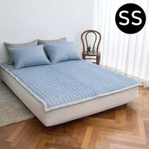 해피니 드리즐 마이크로화이바 논슬립 패드 슈퍼싱글 SS 블루 카페트겸용