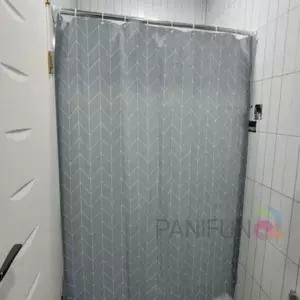 ( )헤링본 비닐샤워커튼 그레이 욕실방수커튼 북유럽샤워커튼 호텔샤워커튼 방수샤워커튼 욕실커튼