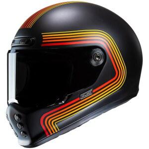 HJC HELMETS(에이치제이씨 헬멧) 바이크용 풀페이스 클래식 헬멧 통풍 내장 탈착 V10 포니 HJH269 블랙(MC1SF) L (58 - 59cm)