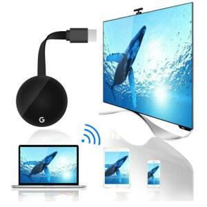HDMI무선송수신기 2 4GHZ 와이파이 무선 프로젝션 1080P HDTV 미러 모니터 어댑터, 미라캐스트용 HD DLNA 에어플레이 스크린 리시버, 디스플레이