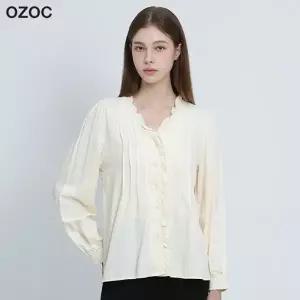[오조크(OZOC)] 러플 차르르 블라우스 (택가격: 84000원)