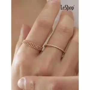 [르샵]14K 도트 체인 반지 2종 세트 GoldPlated LJ6078BRR_P427122726