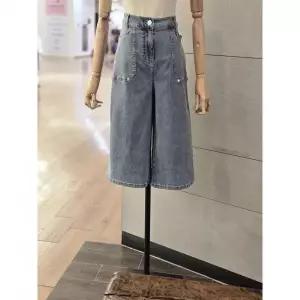 재고소진 [발렌시아]빅포켓 와이드 데님 버뮤다 팬츠 265GP60