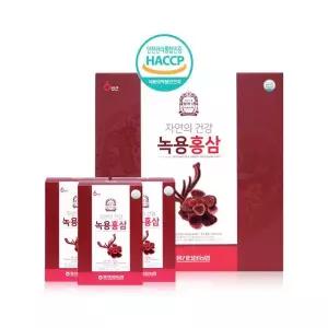 자연의건강 녹용홍삼즙액, 부모님 명절 어르신 기력 기환 환절기 건강선물 30포
