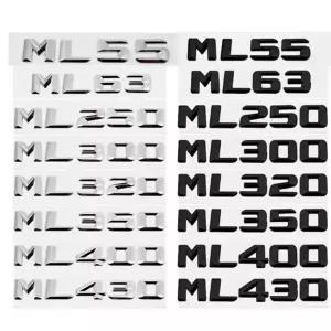 메르세데스 벤츠 호환 구형 ML55 ML63 ML250 ML300 ML320 ML350 ML400 ML430용 3D 자동차 리어 트렁크 스티