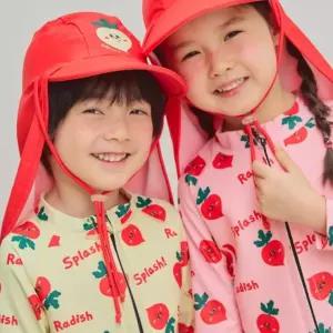 베베샤 플랩캡 레디쉬 수영모자 물놀이모자 썬캡