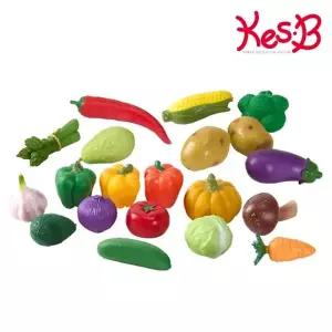 캐스B 플레이 말랑말랑한음식모형 야채20p 2707 초등 유아 아동 아이들 어린이 장난감