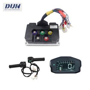 난징 파드라이버 ND72450 48V-72V DC 200A 단상 450A 홀 BLDC 모터 컨트롤러 (DKD 디스플레이  T08 스로틀
