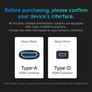 Accsoon HDMI to 케이블 고속 고화질 비디오 변속기 소니 캐논 카메라 액세서리 8K 50cm
