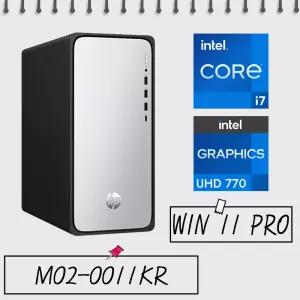 HP 옴니데스크 M02-0011KR Win11Pro 인텔 코어 i7-14세대 DDR5 8GB SSD256GB SJ