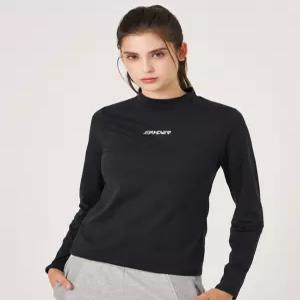 스파이더 여성 스포츠 기능성 베이직 모크넥 이너 티셔츠 SPKFCNRL252WBLK 535805