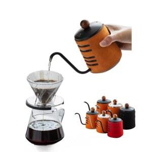 아돌프 드립포트 커피 스테인레스 16종 가정용 오렌지 주전자 550ML