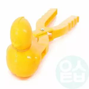 눈오리 집게 눈뭉치제조기 스노우볼만들기 오리모양눈집게
