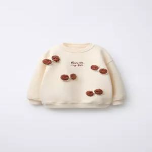 자라 ZARA 크로셰 아플리케 스웨트셔츠 - 크림 4012509712 938682