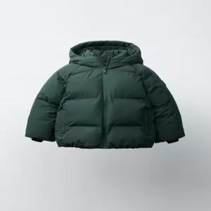 자라 ZARA 워터 프루프 후드 패딩 코트 - 초록 5992552500 938822