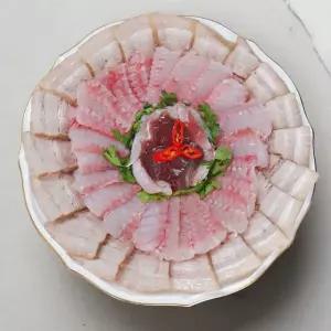 저온숙성 국산 홍어 1kg (중간 맛) (애 동봉)