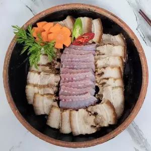 저온숙성 흑산도 홍어 500g (약한 맛) (애 동봉)