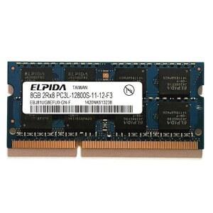 RAM 노트북 메모리 DDR3 11 35V 2RX8 PC3L 포워드 204 12800S 1600MHZ 8GB