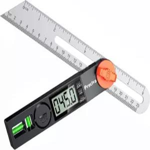 수평 및 수직 버블이 있는 프레시바 T-베벨 게이지 각도기 0-338 디지털 앵글 파인더 230mm/8인치