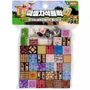조립 블럭 자석 만들기 장난감 픽셀 쌓기 36p 2개