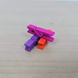 스프링집게 사진 컬러 미니 집게 50P
