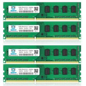 DDR3 RAM 32GB 32GB (4X8GB) PC3-12800U DDR3-1600 UDIMM 2RX8 DIMM DDR3 8GB 1600MHZ SDRAM 240-PIN 1.5V CL11 NON-ECC DESKTOP PC MEMORY KIT