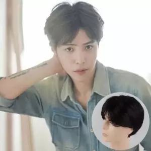남성용 가름마 내츄럴 패션 가발 전체가발 통가발 (WC46CE6)