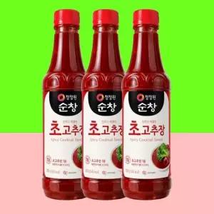 [대상(주)]  청정원 순창 초고추장 초장 1kg X 3개