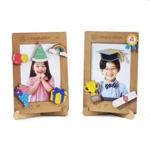 혜명몰 우든페이퍼 축하 액자 만들기 (10인용) 학사모액자 유치원액자 졸업액자 액자만들기 졸업사진액자