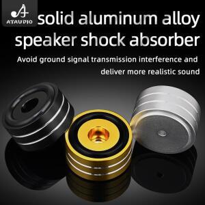 슈퍼 프리미엄 4PCS Hifi 스피커 스파이크 스탠드 피트 패드 스피커 DAC 충격 흡수 발 패드 용 알루미늄 합