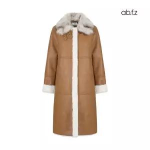 ab.f.z 폭스퍼 카라 롱 무스탕 코트 AFZ4MC01A 1136260