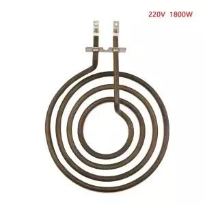 스토브 표면 버너 4 링 전기 발열체 용 팬케이크 코일 모양 히터 튜브 1800W 220V