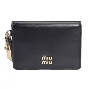 미우미우 MUST IT_MIU 26SS 가죽 카드 지갑 5MC103 2IGA F0002)