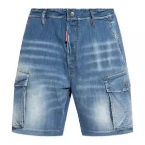 디스퀘어드2 MUST IT_DSQUARED2 26SS 블루 카고 데님 쇼츠 S71MU0884 S30341 470)