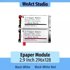 2.9 인치 Epaper 모듈 전자 종이 잉크 EInk 디스플레이 화면 ESP32용 SPI 지원