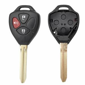 OEM 21버튼 교체 키 케이스 트랜스폰더 리모컨 쉘 토요타 코롤라 벤자 매트릭스 캠리 아발론용