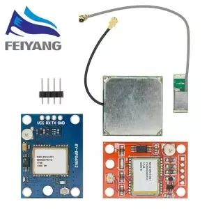 NEO-6M GPS 모듈 GY-GPS6MV2 Arduino 비행 제어용 EEPROM APM2.5 안테나 3V-5V RS232 TTL 보드 내장